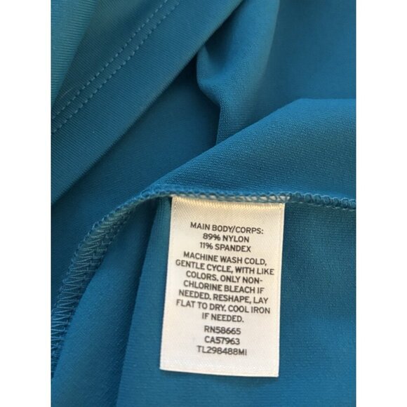 NWT Leith Teal Knit Bodycon Midi Dress Size XL Nordstrom - Picture 8 of 8